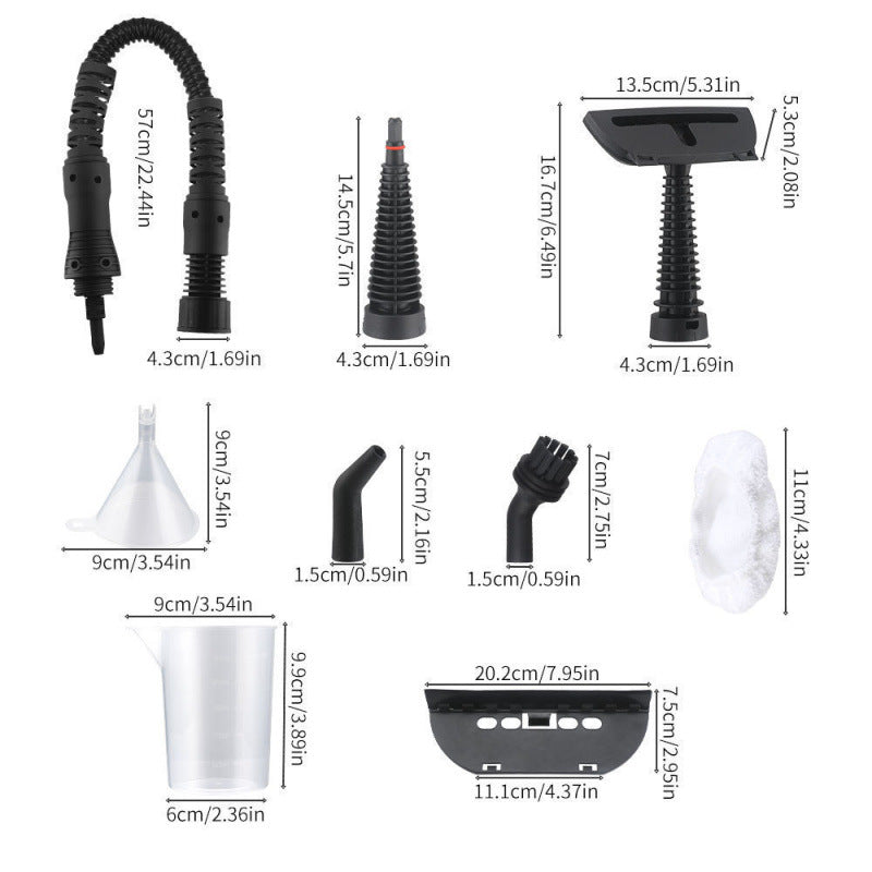 Handheld Steam Cleaner with 12-Piece Accessory Kit