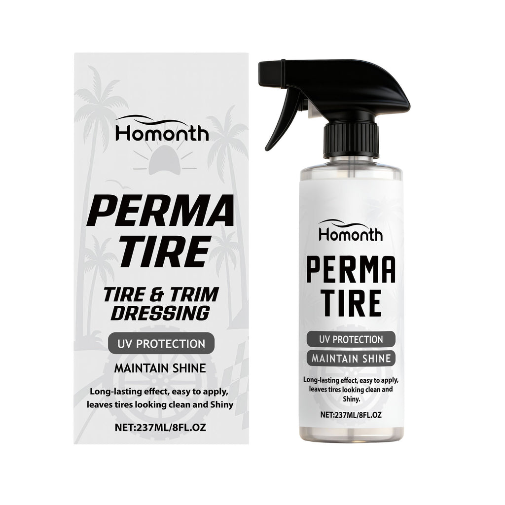 Homonth Tire Shine Spray Black Bright Car Wheel Care