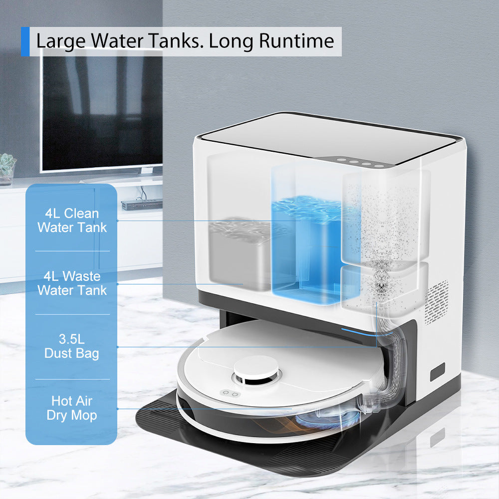 High Suction Robot Vacuum and Self-Cleaning Mop
