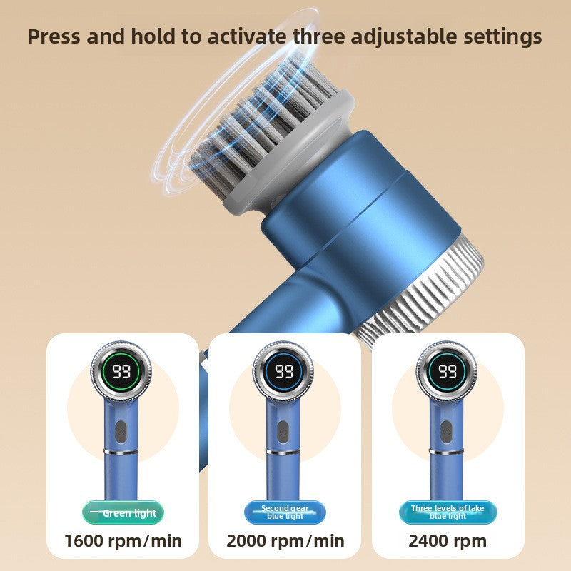USB Rechargeable Electric Bathroom Scrubber Brush
