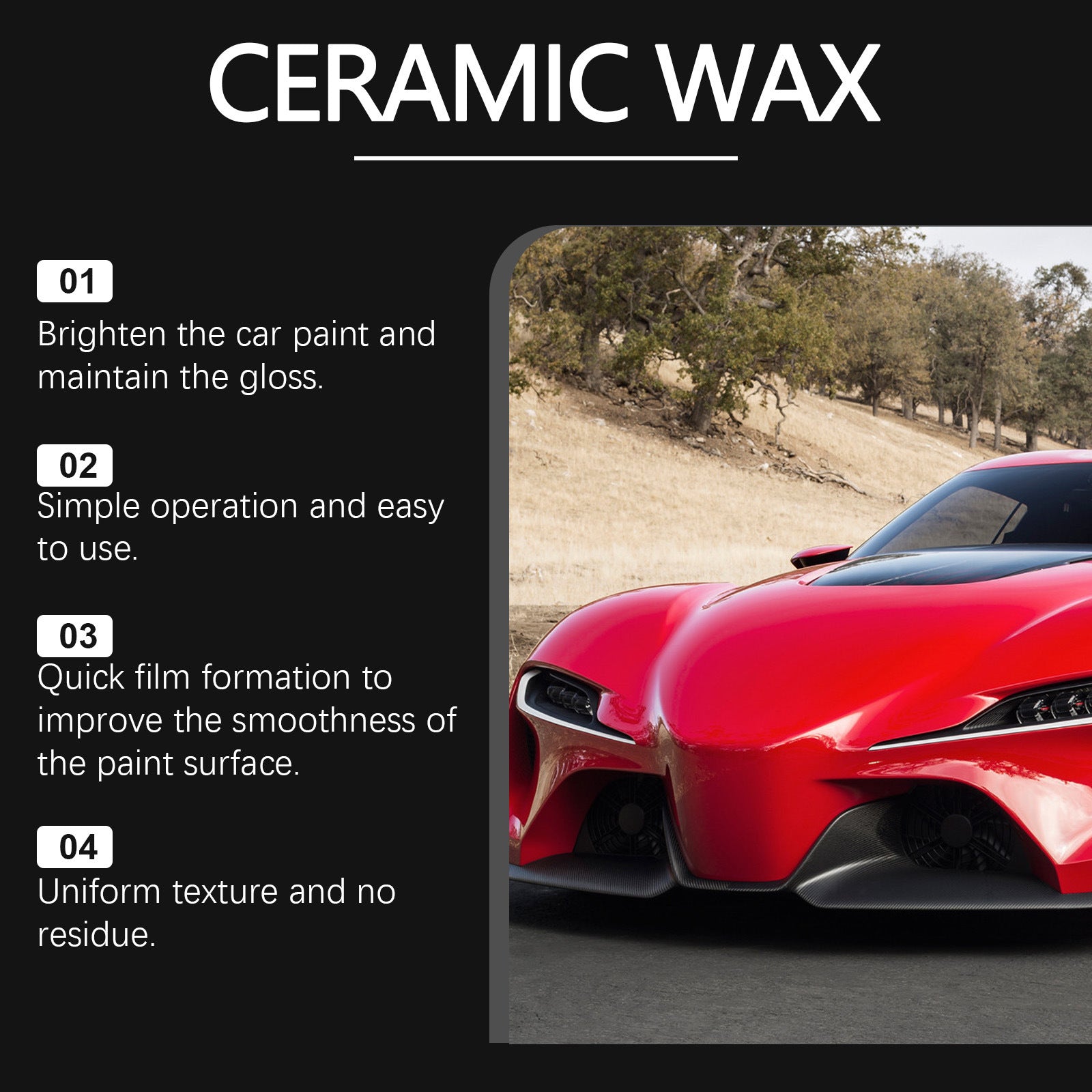 Car Care Wax for Paint Polish and Protection