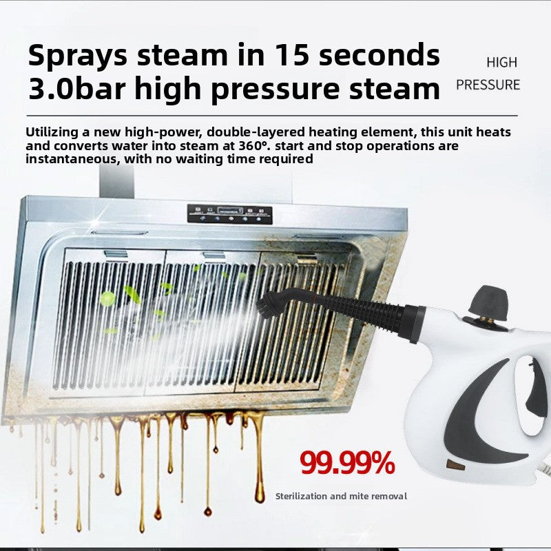 Handheld Steam Cleaner with 12-Piece Accessory Kit