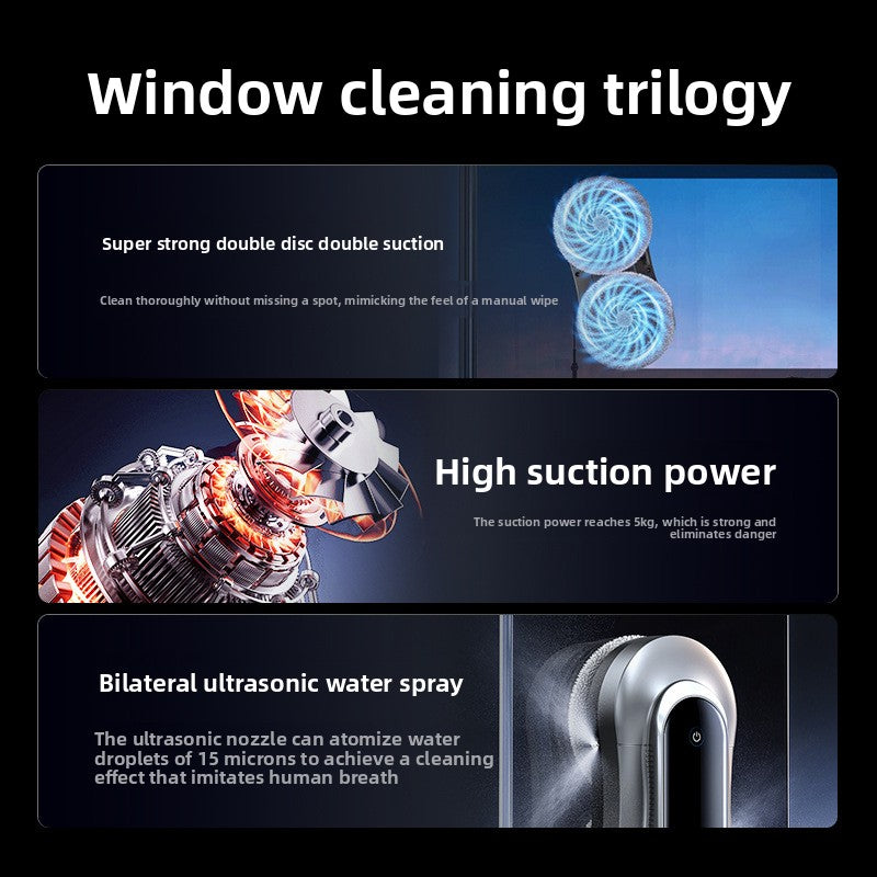 Window Washing Robot for High Glass Cleaning