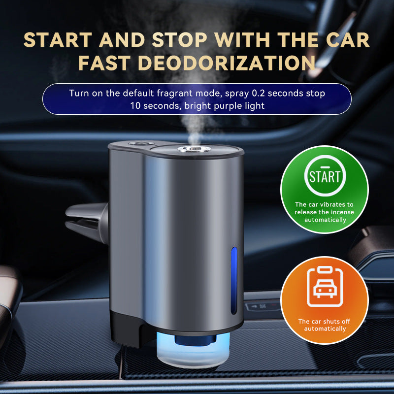 Smart Car Aroma Diffuser with Auto Spray