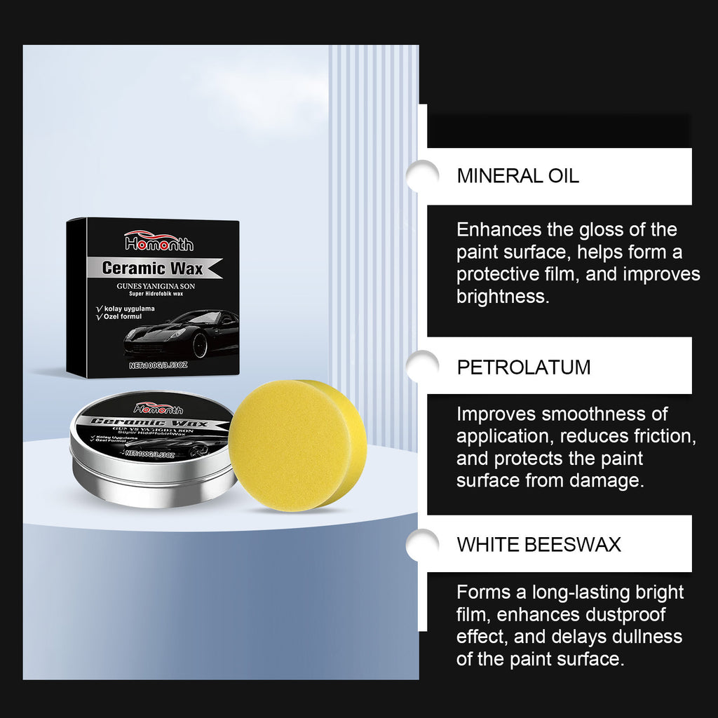 Car Care Wax for Paint Polish and Protection