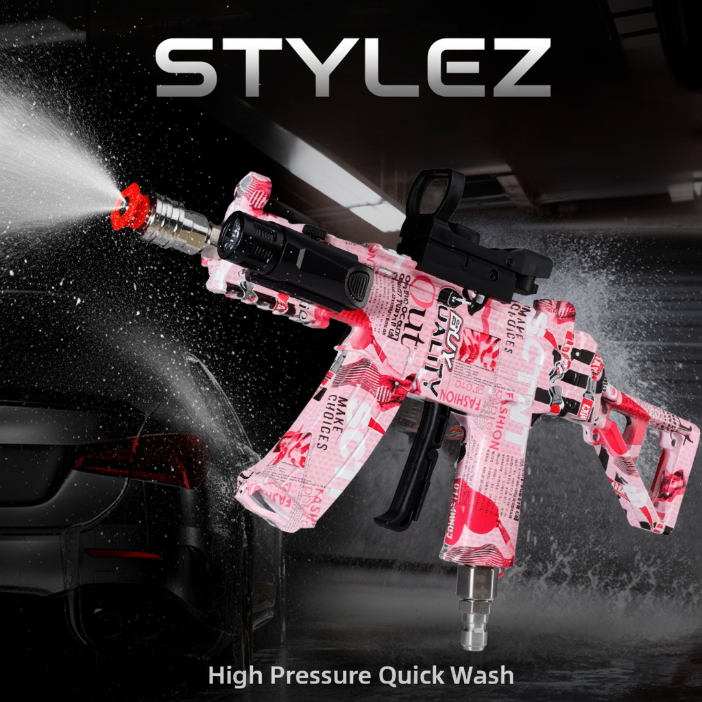MP5K Mini High Pressure Car Wash Spray Gun Set