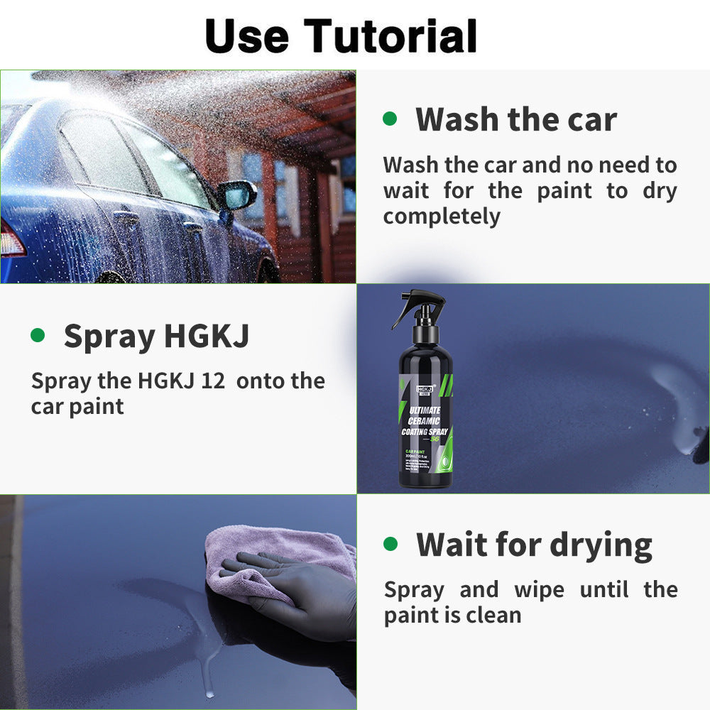 Car paint coating spray