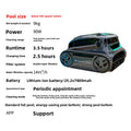 Cordless Pool Vacuum Robot for Home Pools