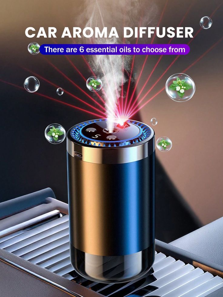 Smart Car Aroma Diffuser with Auto Spray